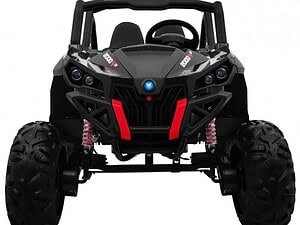 1. Mașinuță electrică pentru copii, design realist și sigur, perfect pentru joacă în aer liber.