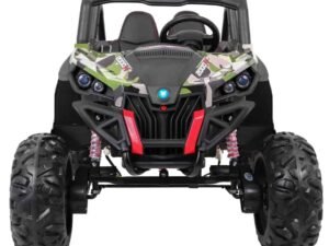 Jucarie ATV electric pentru copii, rezistent și sigur pentru distracție în aer liber.