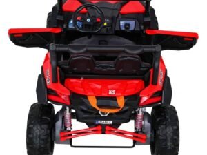 1. Mașinuță electrică pentru copii, model robust și sigur pentru distracție în aer liber.