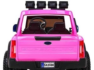 Mașină electrică pentru copii, model roz, stil SUV, ideal pentru joacă și aventură în aer liber.