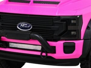 Ford mașină de jucărie roz, atractivă și durabilă pentru copii, perfectă pentru joacă în exterior.