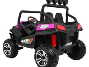 Mașinuță electrică pentru copii, off-road, model sport cu design modern și viteză, perfect pentru joacă și aventură.