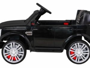 Mașinuță electrică pentru copii, jucărie, model safari, neagră, confortabilă și sigură pentru cei mici.