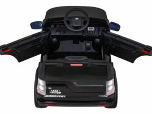 Mașinuță electrică pentru joacă, model Land Rover Discovery, perfectă pentru copii mici.