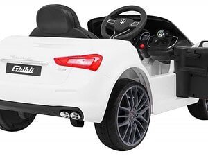 Mașinuță electrică pentru copii, model sport auto de lux, ideal pentru joacă și distracție.