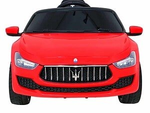 Mașinuță electrică pentru copii, model sportiv, culoare roșie, siguranță și divertisment pentru cei mici.