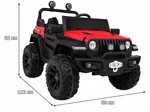 1. Mașină electrică pentru copii, jeep off-road, jucărie outdoor sigură.