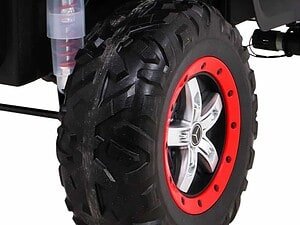 Jantă mașină electrică pentru copii, detaliu, jucării pentru copii, vehicule educative.