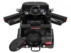 1. Mașinuță electrică pentru copii, autonomie și siguranță, model Mercedes-Benz.