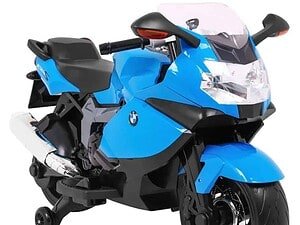 1. Motocicleta electrică pentru copii BMW albastră, siguranță și distracție pentru cei mici.