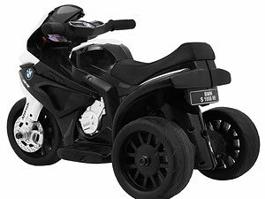 Mini motocicleta electrică pentru copii, design realist și siguranță, perfectă pentru joacă și aventură.