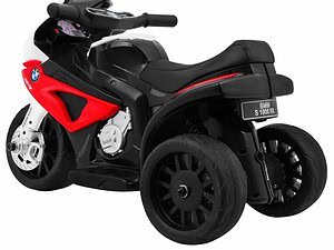 Jucarie motocicleta electrica pentru copii BMW S 1000 RR, robusta si siguranta.