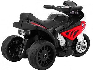 1. Jucarie motorrus electric pentru copii cu design BMW și roți din cauciuc.