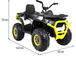 1. Mașină electrică pentru copii, teren dificil, design realist, sigur și durabil.