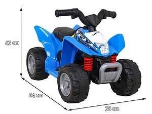 1. Mașinuță electrică pentru copii, model Honda cu dimensiuni compacte și design atractiv.