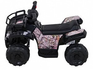 1. Mașinuță electrică pentru copii cu design camuflaj, jucărie pentru exterior și interior.