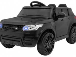 Mașină electrică pentru copii, model SUV negru, jucarie de calitate pentru distracție sigură.