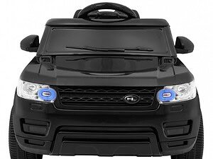 1. Mașinuță electrică pentru copii, model SUV negru, ideal pentru joacă și aventuri.