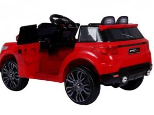 Mașină electrică pentru copii, model SUV roșu, jucărie de calitate pentru cei mici.