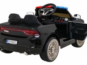 Mașină electrică pentru copii, model decapotabil, design realist și sigur pentru joacă.