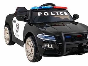 Mașină de jucărie poliție pentru copii, model realist și sigur, ideal pentru joc și aventuri.