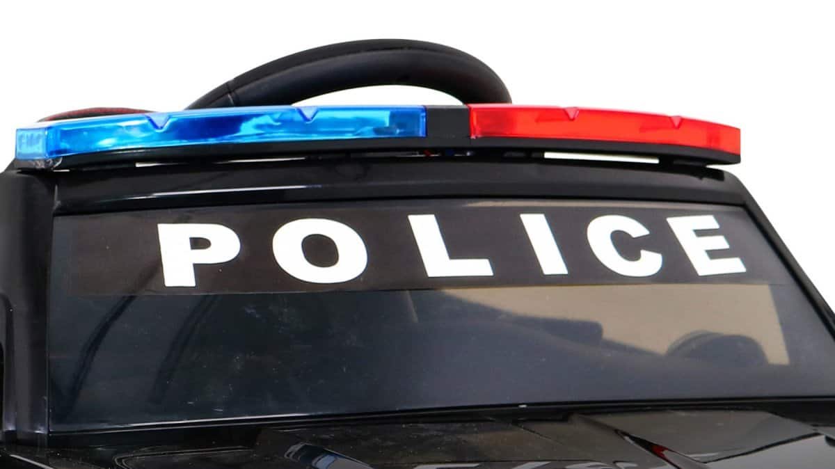 1. Jucării pentru copii în formă de mașină de poliție, idei pentru camerele de joacă.