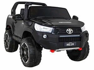 Mașinuță electrică pentru copii, model Toyota Hilux, design realist și durabil. Perfectă pentru joacă în aer liber.