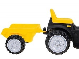 Jucărie tractor cu remorcă pentru copii, jucării educative, outdoor, teren accidentat.