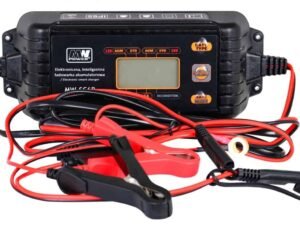 1. Încărcător auto pentru jucării și gadgeturi, compatibil cu acumulatori 12V-24V.