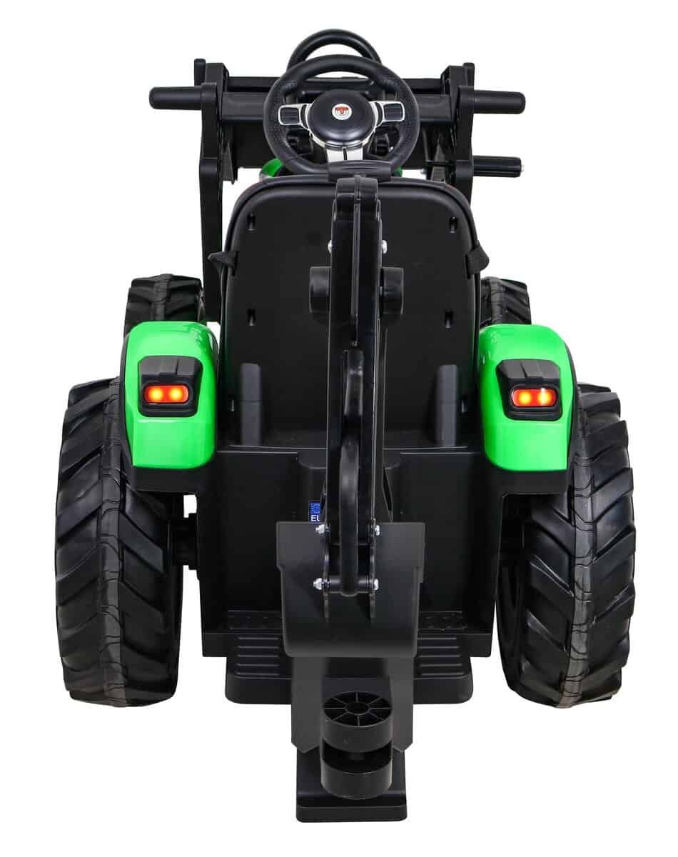 Jucarie tractor electric pentru copii, echipament robust și sigur. Perfect pentru joacă și aventură în curte sau parc.