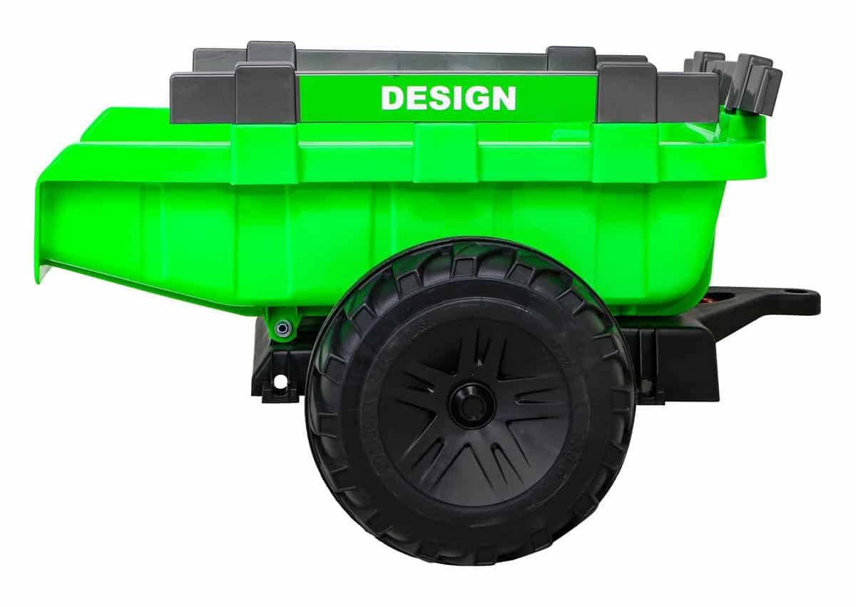 1. Jucarie de picnic cu roti pentru copii, culoare verde, robusta si playfunwa.