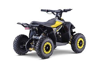 Motocicletă electrică pentru copii, marimi mici, ideală pentru aventuri în aer liber.