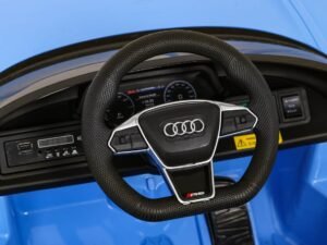1. Volan mașină Audi pentru copii, jucărie educativă și distractivă.