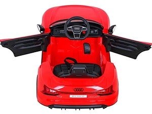 Mașină electrică copil, Audi R8 e-tron GT, jucărie pentru copii cu design realist și funcții interactive.