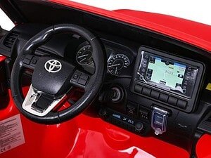 Jucarie auto pentru copii, bord și volan colorat cu instrumente și GPS digital.