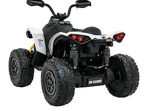 Jucărie electrică quad pentru copii, sigură și distractivă, ideală pentru aventuri pe teren accidentat.
