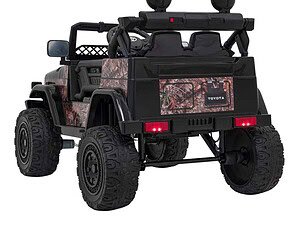 1. Jucărie electrică pentru copii, mașină SUV off-road, design realist camuflaj.