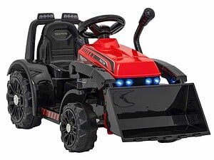 Jucarie tractor pentru copii, cu lumini LED, pentru joaca in gradina si dezvoltarea imaginii creative.