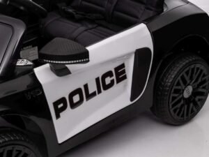 Mașină electrică poliție pentru copii, jucărie de calitate, ideală pentru joacă și distracție.