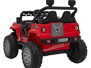 1. Mașină electrică pentru copii, model off-road, roți mari, sigură și distractivă.