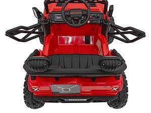 Jucarie electrică pentru copii, mașinuță roșie cu design realist.