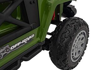 1. Anvelopă off-road pentru mașinuțe de copii, robustă și durabilă, ideală pentru jocuri dinamice.