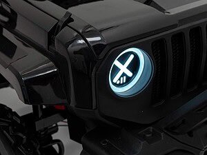 Stickers pentru Jeep, logo iluminat, grila auto, accesorii off-road, design modern Jeep, decorare mașină, personalizare auto Jeep.