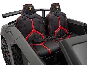 Scaune sport Lamborghini pentru mașinuțe copii, confort și stil de lux.