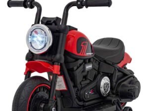 1. motocicleta electrică pentru copii, jucarie realistă cu lumini și sunete.