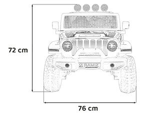 Jucărie Casă pentru Copii, Automobil Off-Road, 72x76 cm, Durabilă și Sigură pentru cei mici.