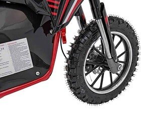 1. Roată moto electrică pentru copii, design sigur și durabil.