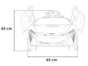 Mașinuță electrică copii, dimensiuni 65x65 cm, jucărie sigură pentru bebeluși și copii mici.
