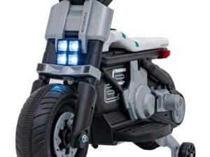 1. Jucarie electrică pentru copii, motocicletă cu lumini și sunete, perfectă pentru joacă.