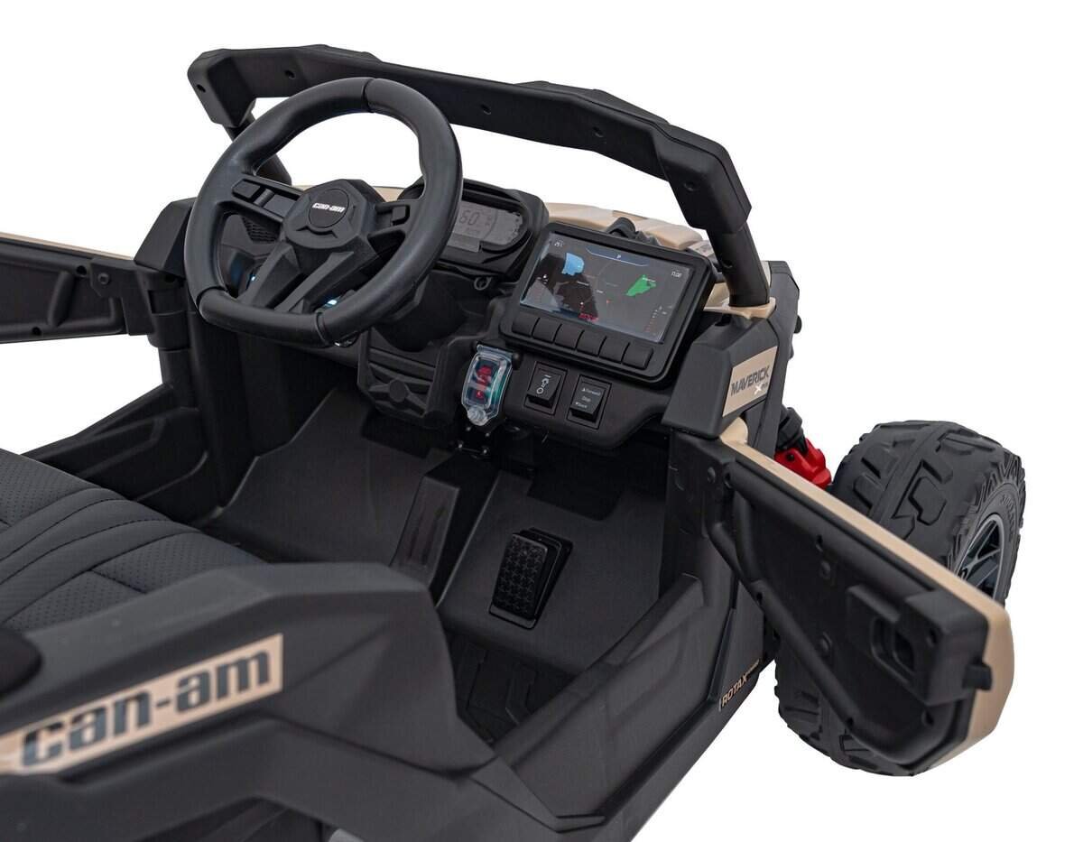 1. Volan și ecran tactil pentru mașinuță electrică pentru copii.